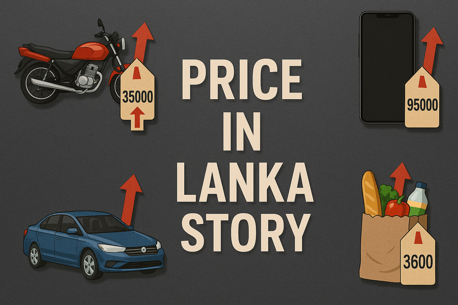Price in Lanka Story - Rising prices of various goods in Sri Lanka